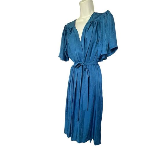 Ciao Lucia Serafina Midi Wrap Dress Blue - Picture 6 of 8